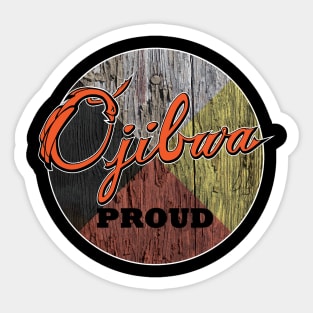 Ojibwa Proud Medicine Wheel Sticker